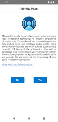 Identity Pass android App screenshot 2